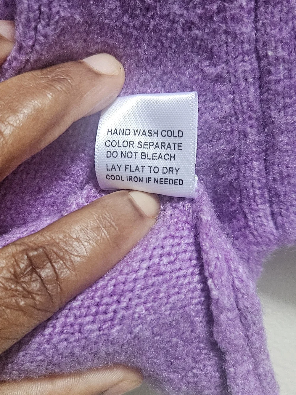 Le Lis Lavender Knit Cropped Baby Tee Sweater Short Sleeve Crewneck Size M